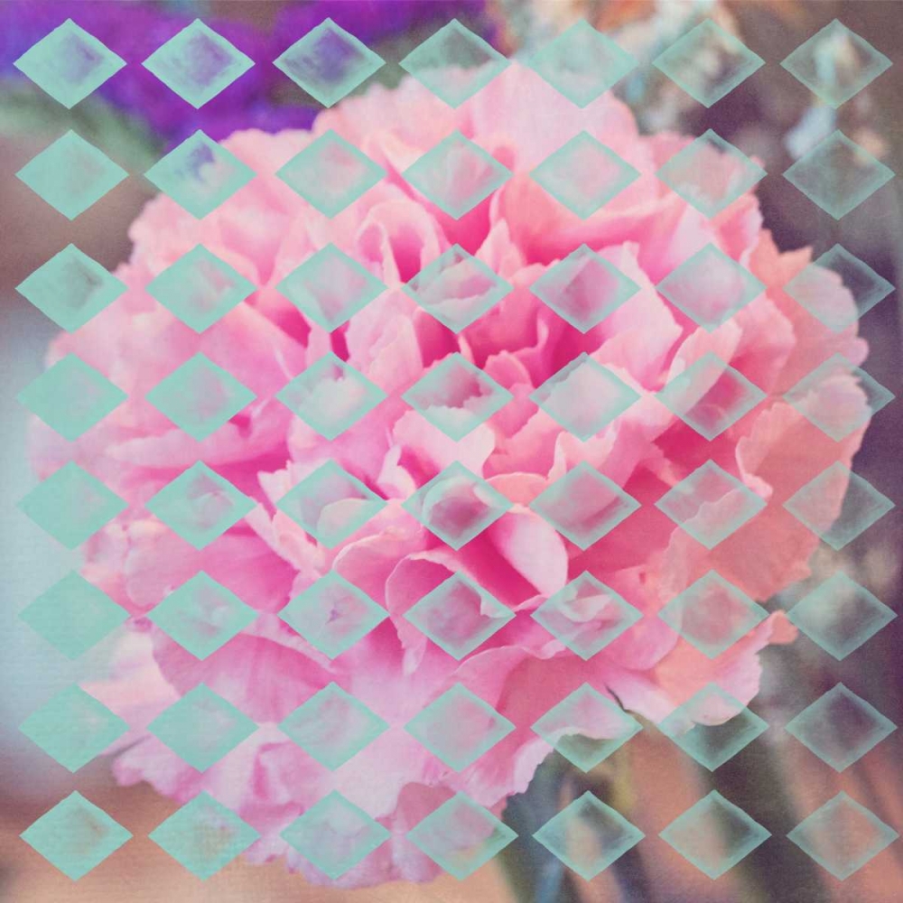 Pink Flower diamonds art print by Davis Ashley for $57.95 CAD