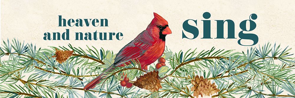Bird Year Cardinal Heaven And Nature art print by Dena Ann Adams for $57.95 CAD