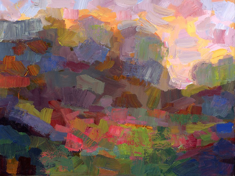 Red Hills 3 art print by Dena Ann Adams for $57.95 CAD