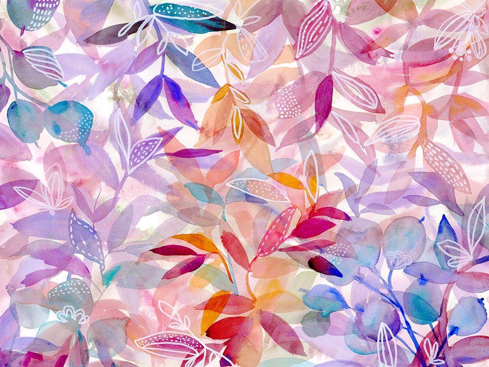 Mystic Forest Bright Wall art print by Dena Ann Adams for $57.95 CAD