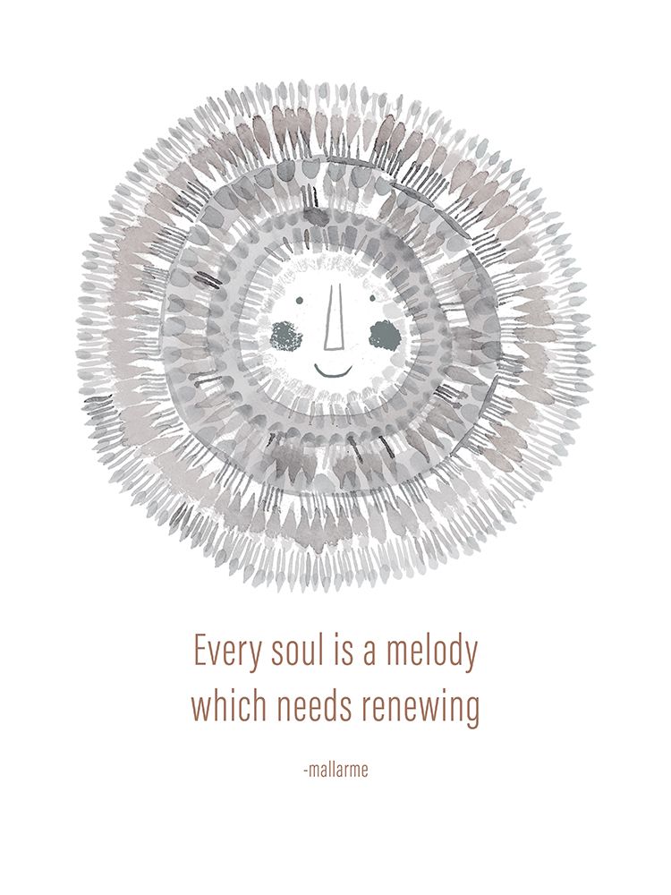 Boho Sun Warm Monochrome Quote art print by Dena Ann Adams for $57.95 CAD