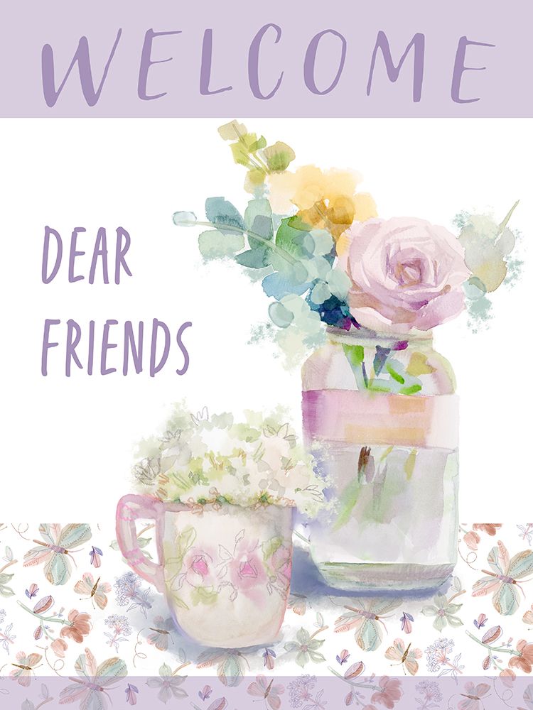 Dear Friends art print by Dena Ann Adams for $57.95 CAD