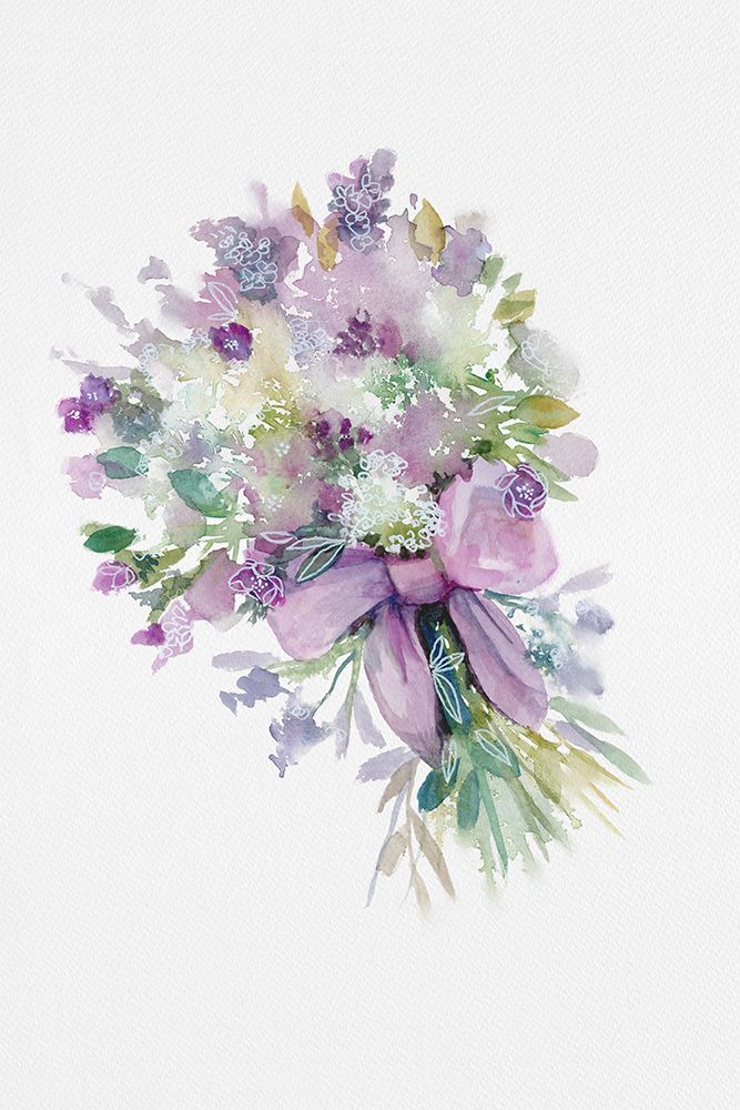 Bows And Blooms 1 art print by Dena Ann Adams for $57.95 CAD