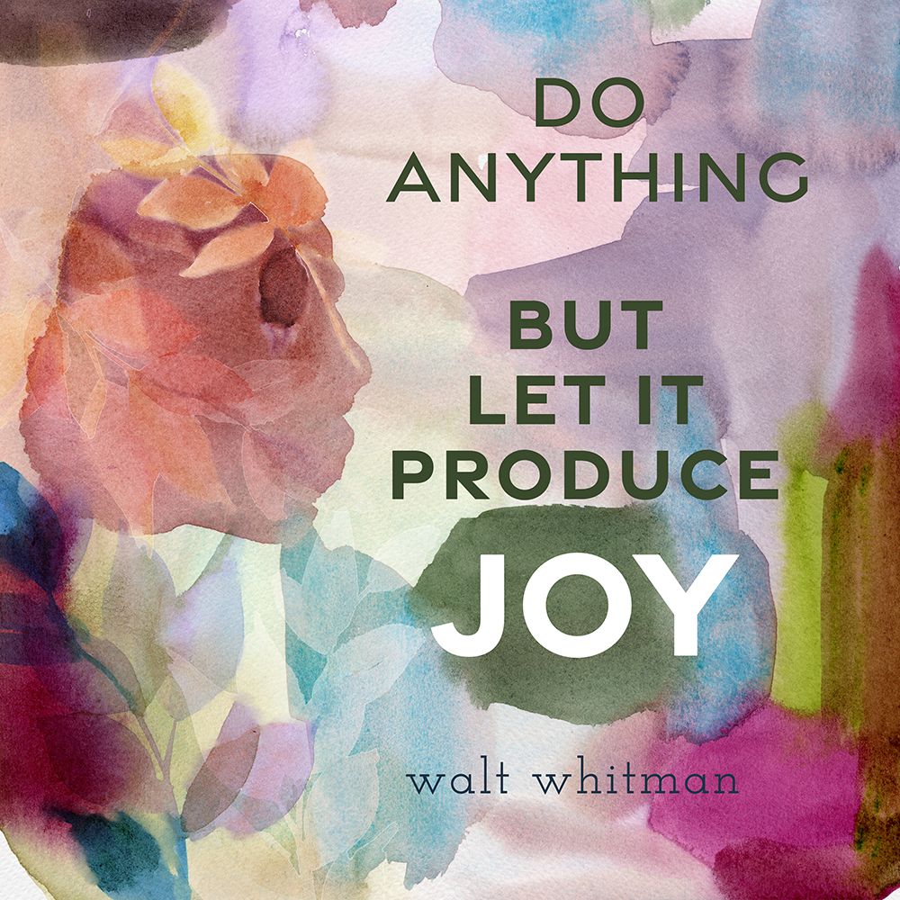 Fleur Sentiment Whitman Square art print by Dena Ann Adams for $57.95 CAD