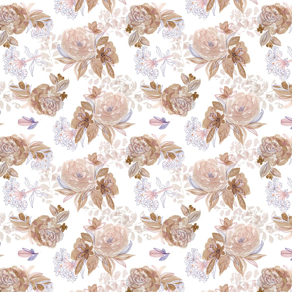 Pastel Nature Repeat art print by Dena Ann Adams for $57.95 CAD