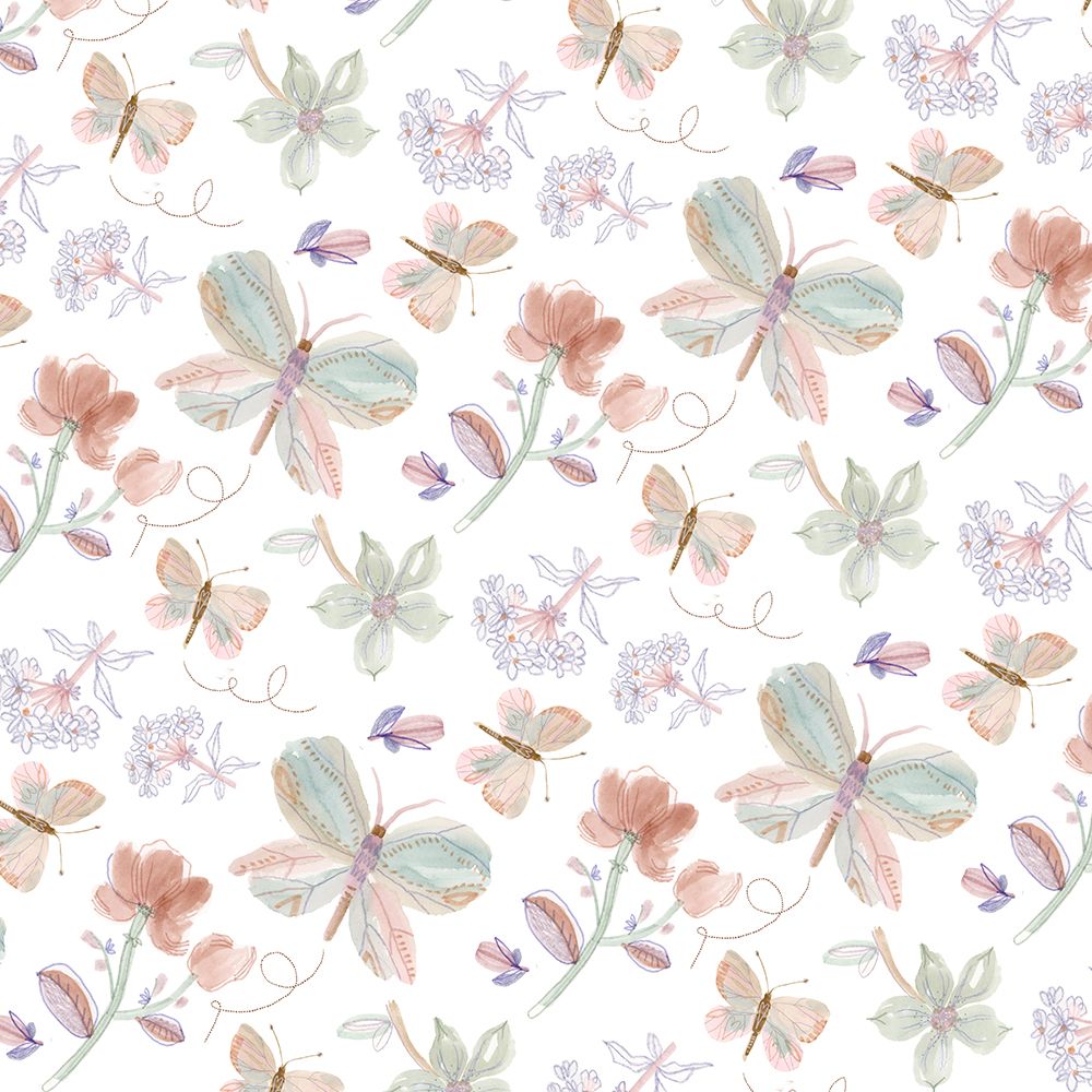 Pastel Nature Repeat 3 art print by Dena Ann Adams for $57.95 CAD