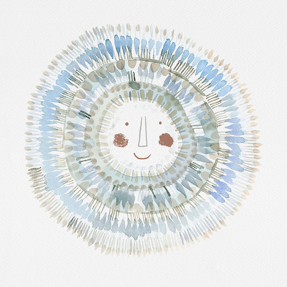 Sun Kissed Serenity Boho Sun art print by Dena Ann Adams for $57.95 CAD