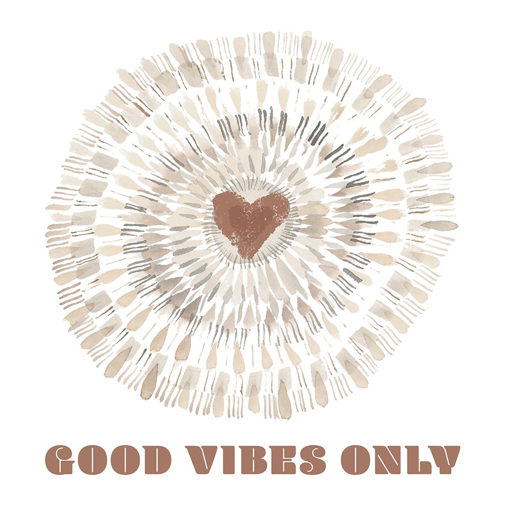 Sun Kissed Serenity Good Vibes Mocha V2 art print by Dena Ann Adams for $57.95 CAD