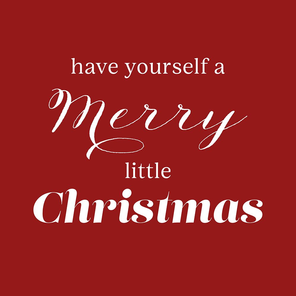 Merry Little Christmas Square 1 art print by Dena Ann Adams for $57.95 CAD