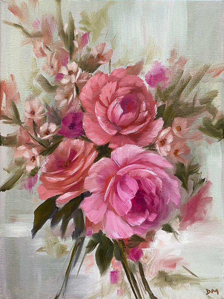 Pink Roses art print by Dominique Alyse Studios for $57.95 CAD