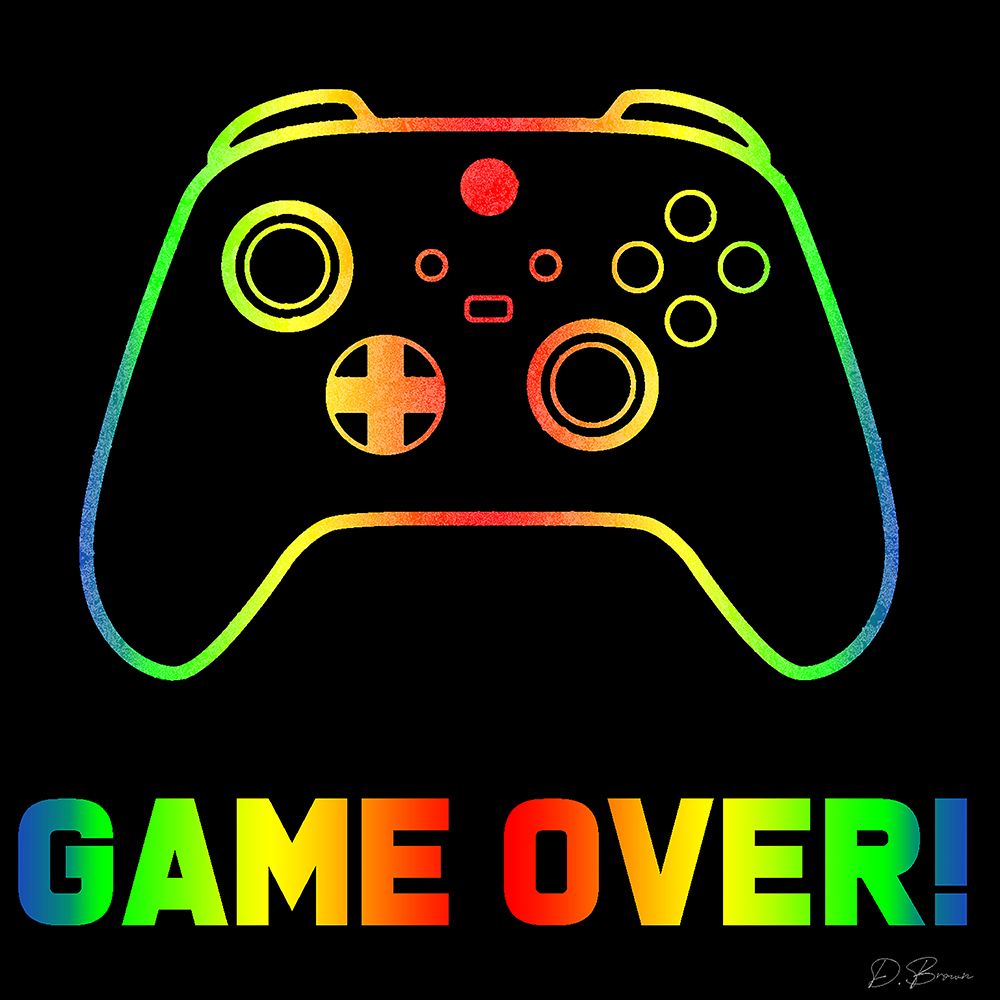 Game Over 1 art print by Denise Brown for $57.95 CAD