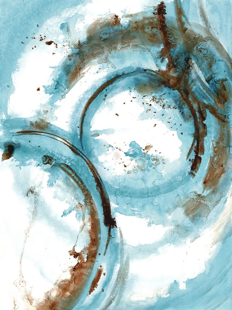 Blue Blowout 2 art print by Doris Charest for $57.95 CAD