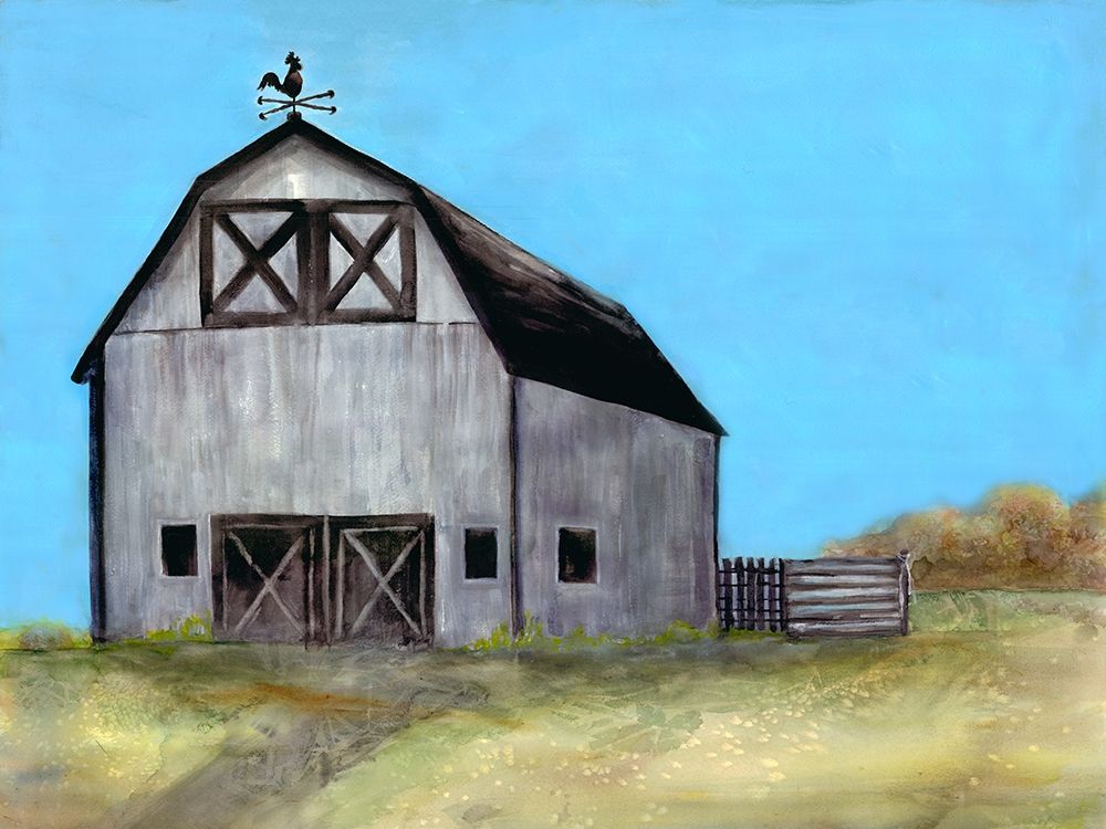 Relaxing Barn art print by Doris Charest for $57.95 CAD