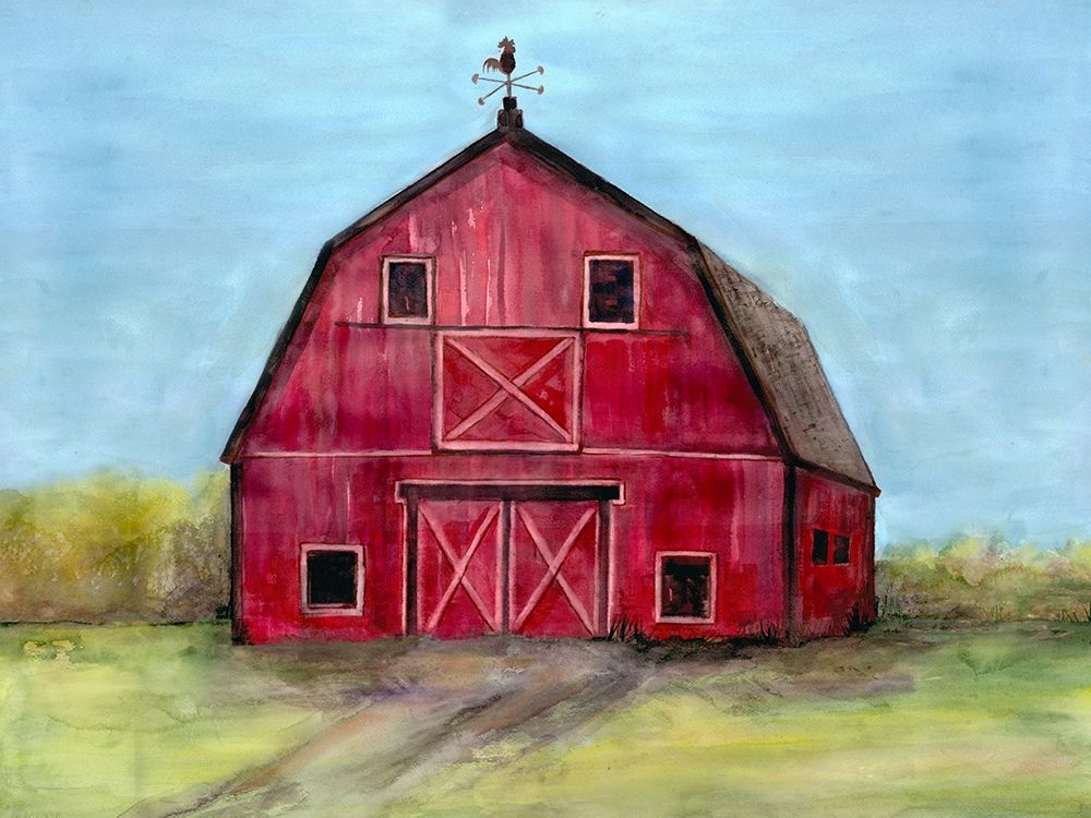 Relaxing Barn 2 art print by Doris Charest for $57.95 CAD