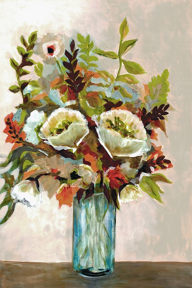 Bright Excited Florals art print by Doris Charest for $57.95 CAD