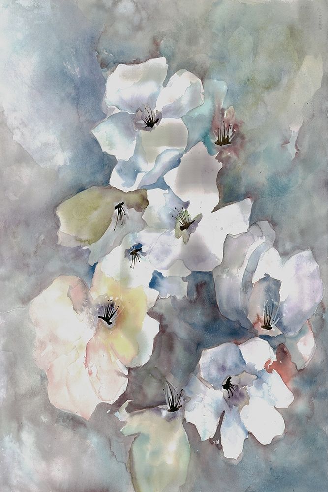 Watercolor Florals art print by Doris Charest for $57.95 CAD