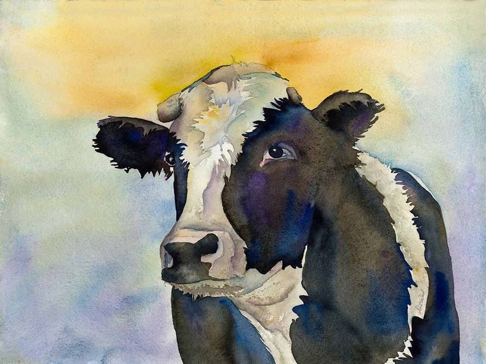 Watching Cattle 2 art print by Doris Charest for $57.95 CAD