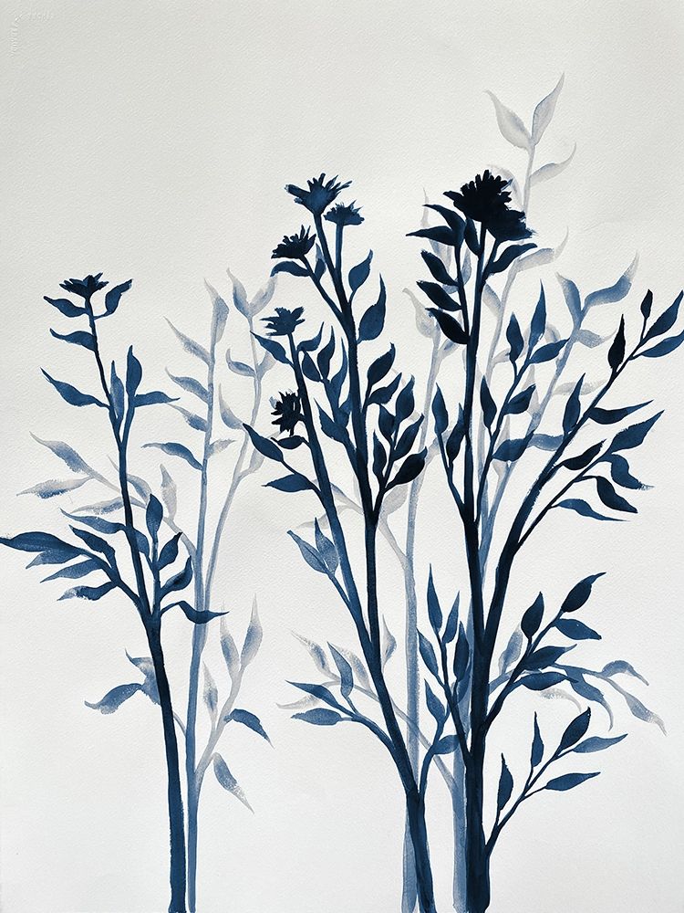 Blue Hue Inspiration 1 art print by Doris Charest for $57.95 CAD