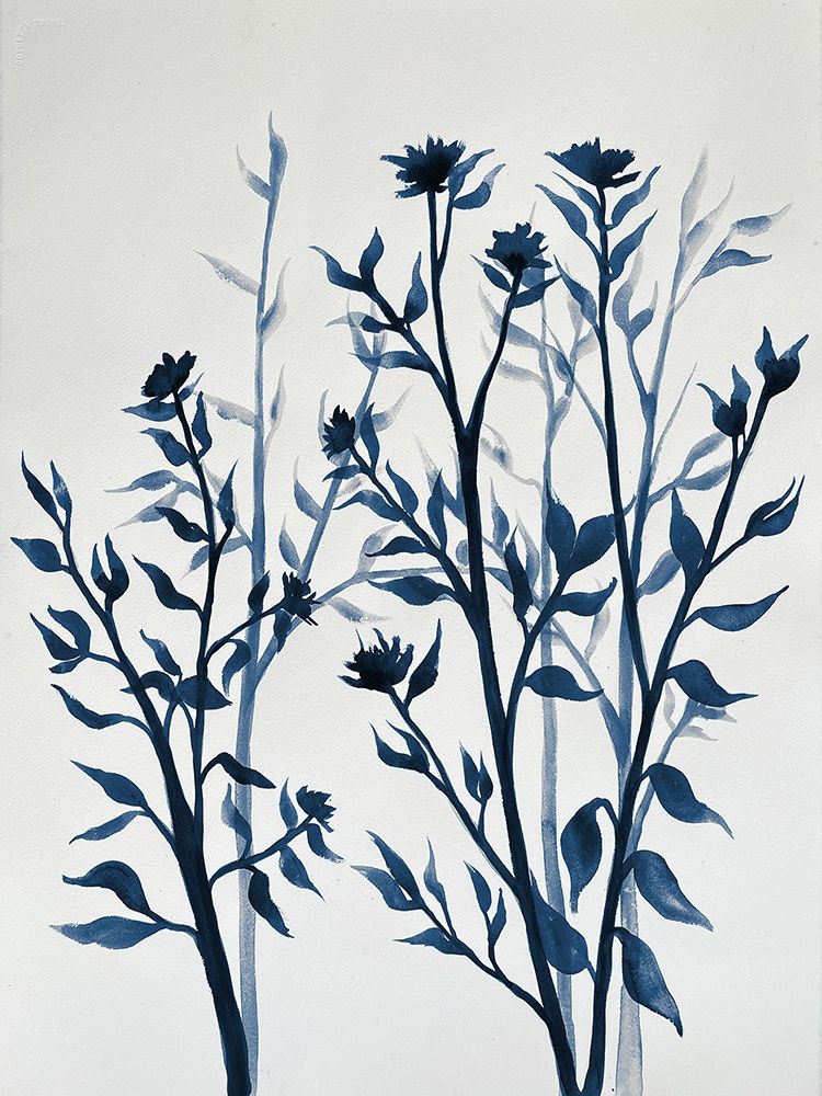 Blue Hue Inspiration 2 art print by Doris Charest for $57.95 CAD