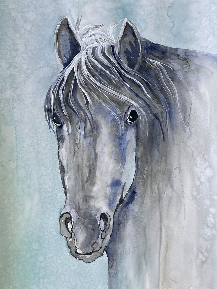Gentle Stallion 1 art print by Doris Charest for $57.95 CAD