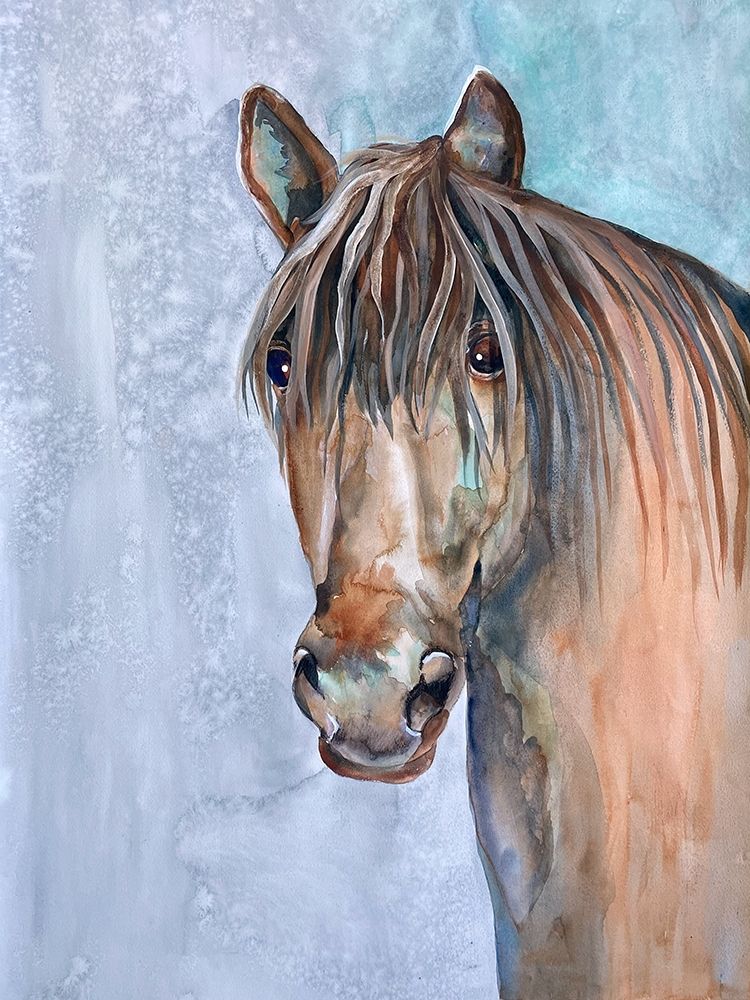 Gentle Stallion 2 art print by Doris Charest for $57.95 CAD
