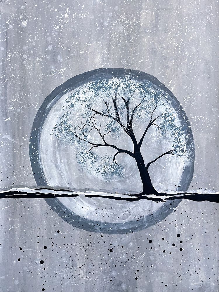 Moonlit Tree 1 art print by Doris Charest for $57.95 CAD