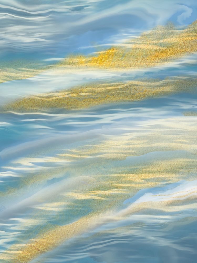 Ocean Gold 1 art print by Doris Charest for $57.95 CAD
