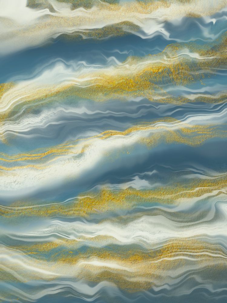 Ocean Gold 2 art print by Doris Charest for $57.95 CAD
