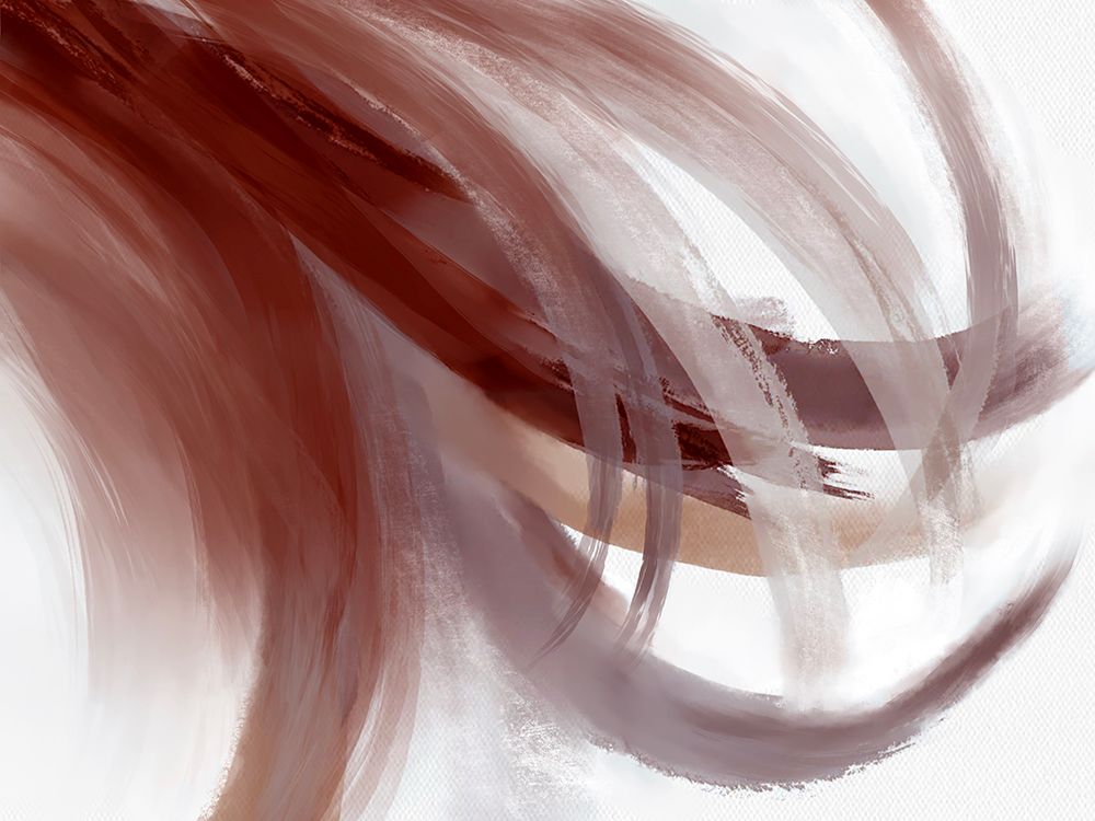Swish In Burgundy 2 art print by Doris Charest for $57.95 CAD