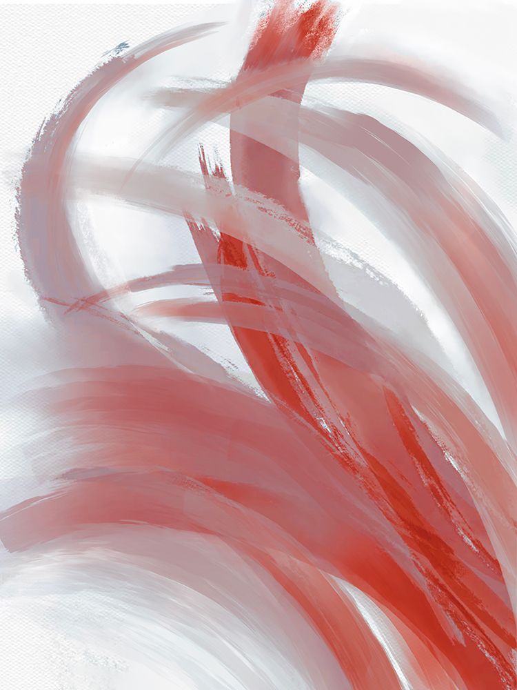 Movement In Red 2 art print by Doris Charest for $57.95 CAD