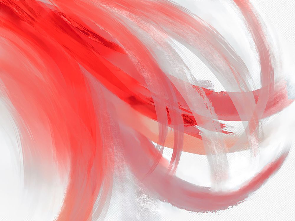 Swish In Red 2 art print by Doris Charest for $57.95 CAD
