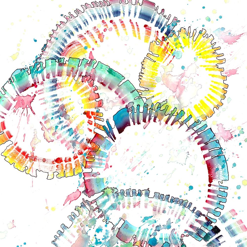 Rainbow Burst art print by Doris Charest for $57.95 CAD