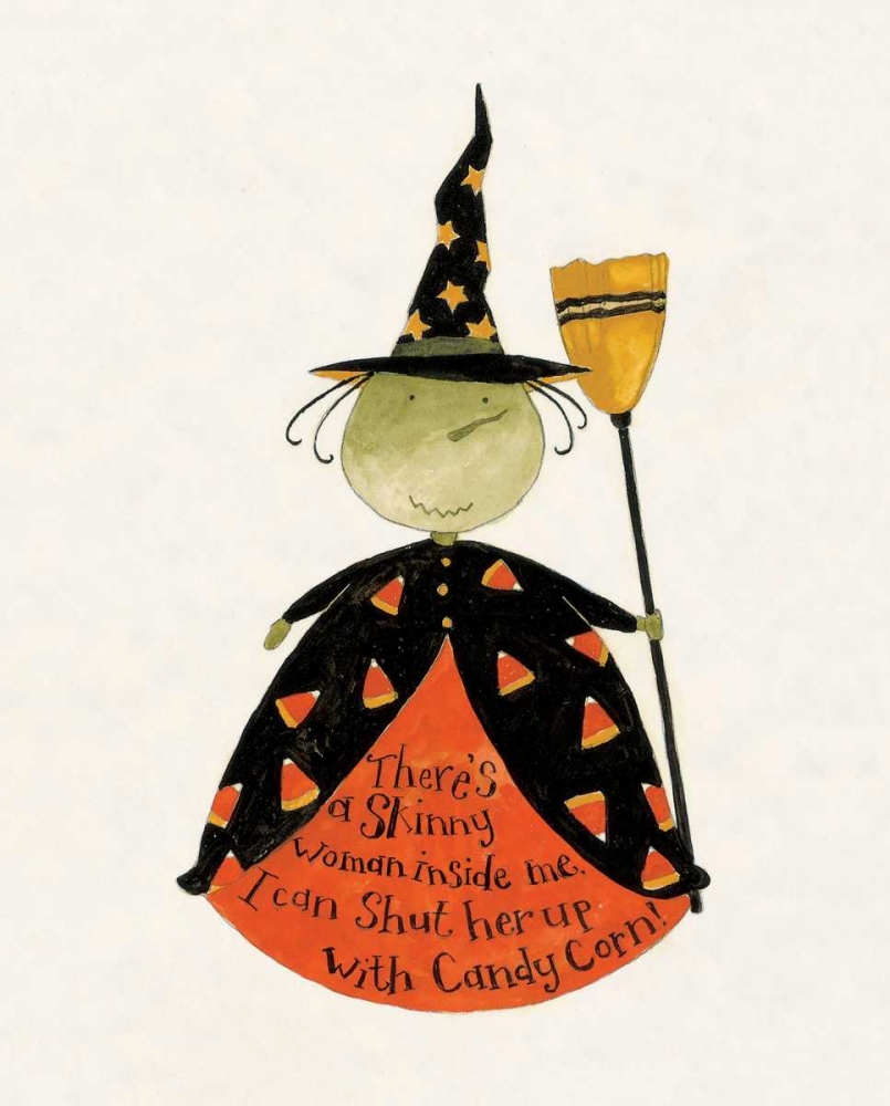 Candy Corn Witch art print by Dan DiPaolo for $57.95 CAD