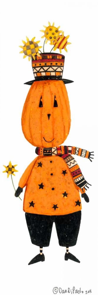 Pumpkin Boy art print by Dan DiPaolo for $57.95 CAD