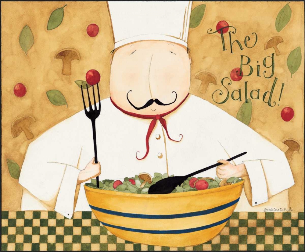 Big Salad art print by Dan DiPaolo for $57.95 CAD