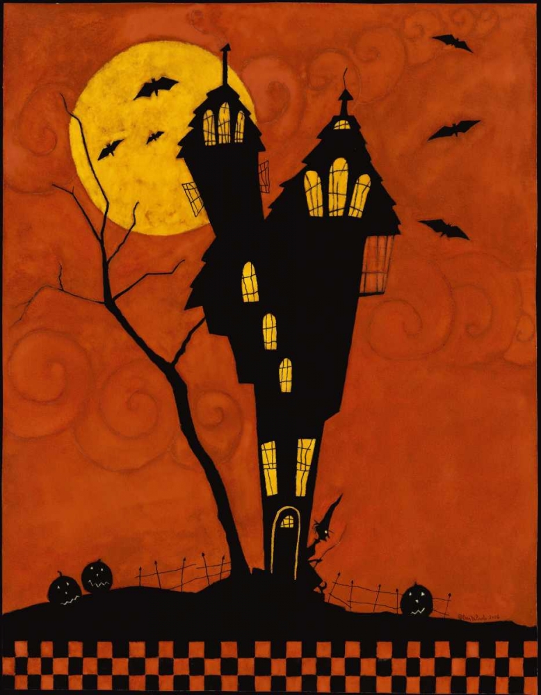 Haunted Slhouette art print by Dan DiPaolo for $57.95 CAD