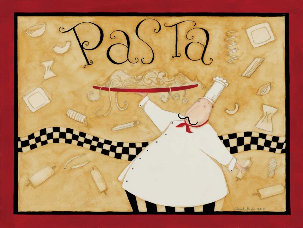 Pasta art print by Dan DiPaolo for $57.95 CAD