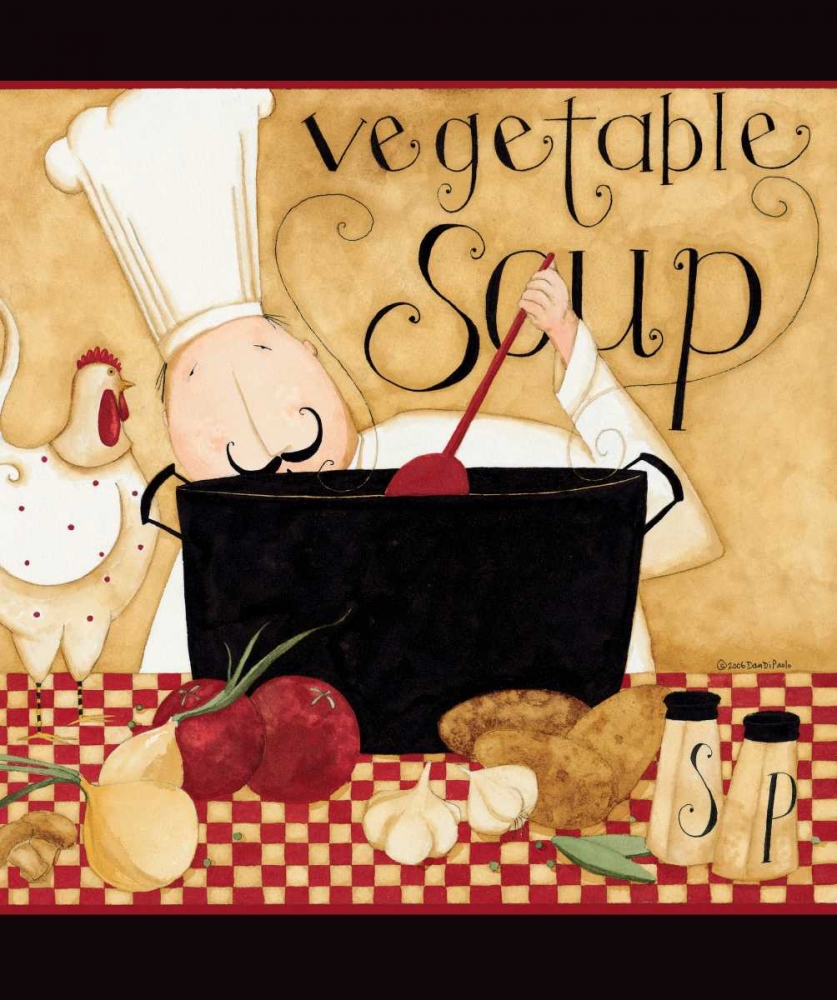 Vegetable Soup art print by Dan DiPaolo for $57.95 CAD