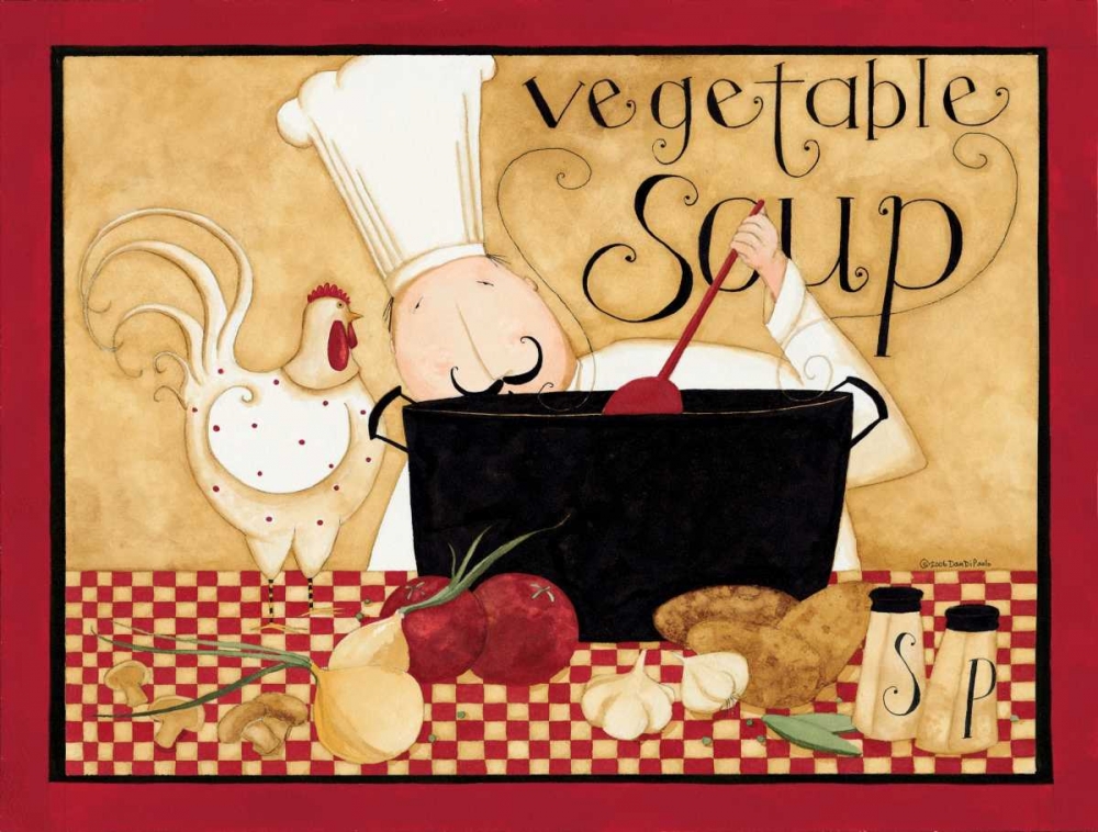 Vegie Soup art print by Dan DiPaolo for $57.95 CAD