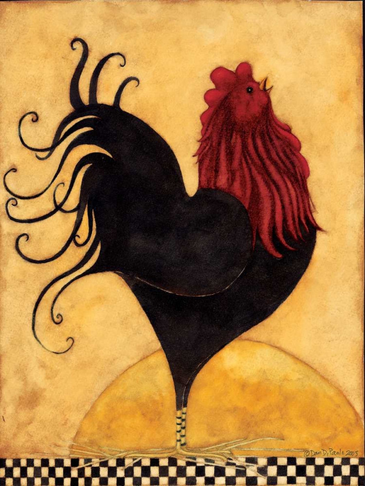 Rooster art print by Dan DiPaolo for $57.95 CAD