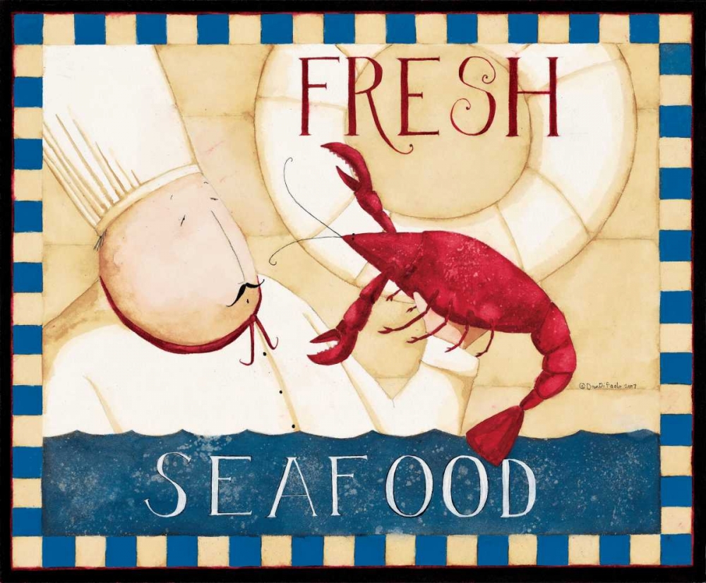 Fresh Seafood art print by Dan DiPaolo for $57.95 CAD