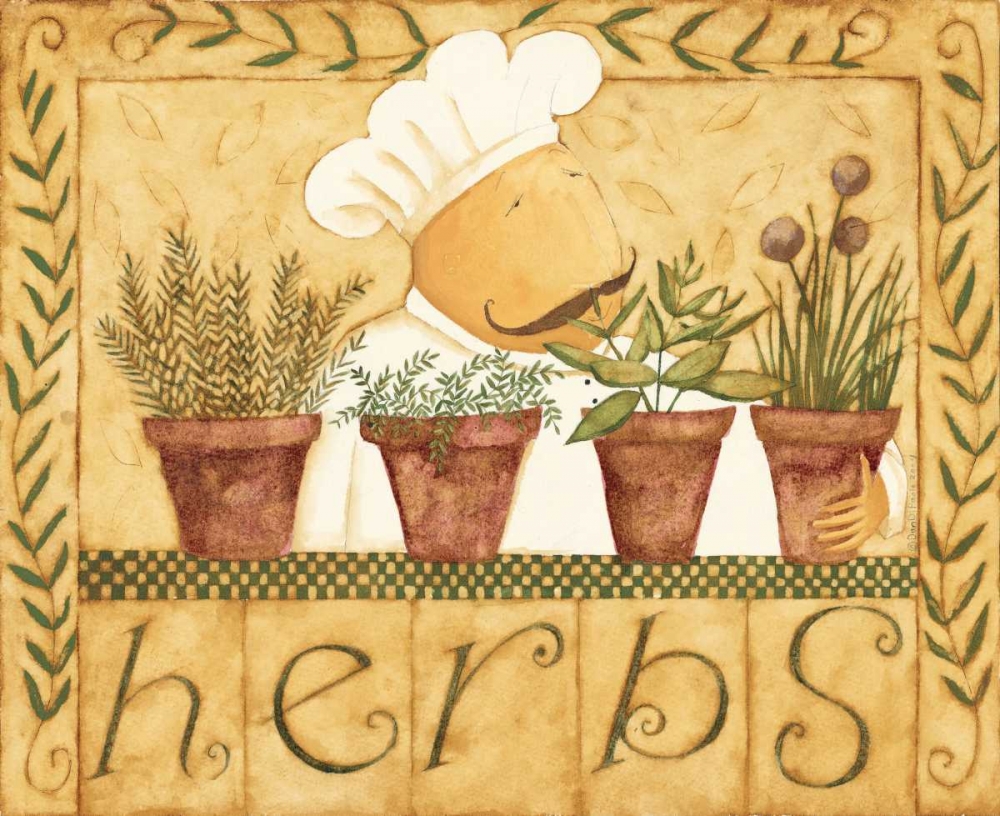 Kitchen Herbs art print by Dan DiPaolo for $57.95 CAD