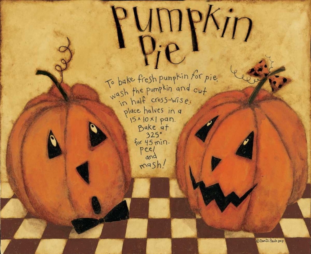 Pumpkin Pie art print by Dan DiPaolo for $57.95 CAD
