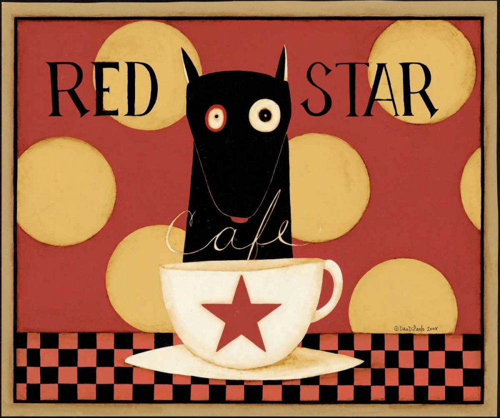 Red Star art print by Dan DiPaolo for $57.95 CAD