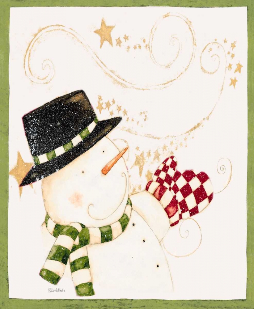 Snowman art print by Dan DiPaolo for $57.95 CAD