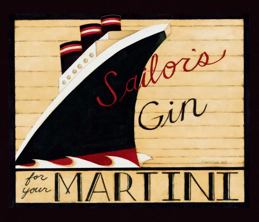 Gin art print by Dan DiPaolo for $57.95 CAD
