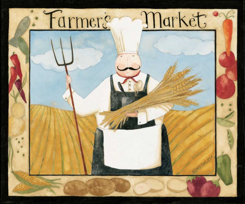 Market art print by Dan DiPaolo for $57.95 CAD