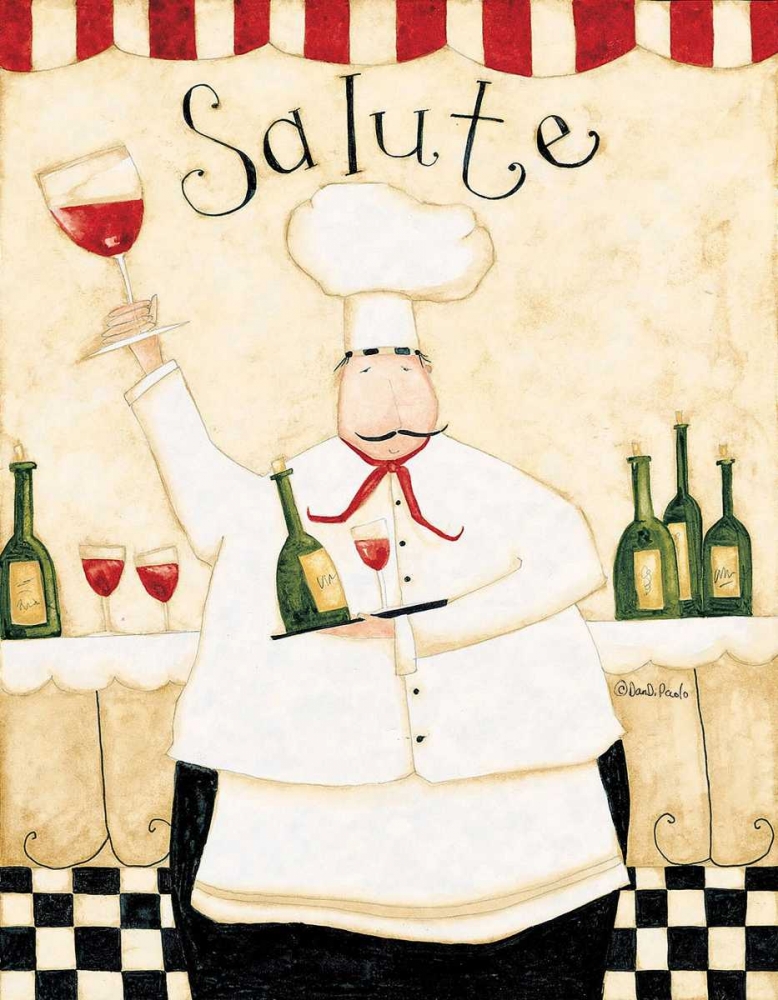 Salute Wine art print by Dan DiPaolo for $57.95 CAD