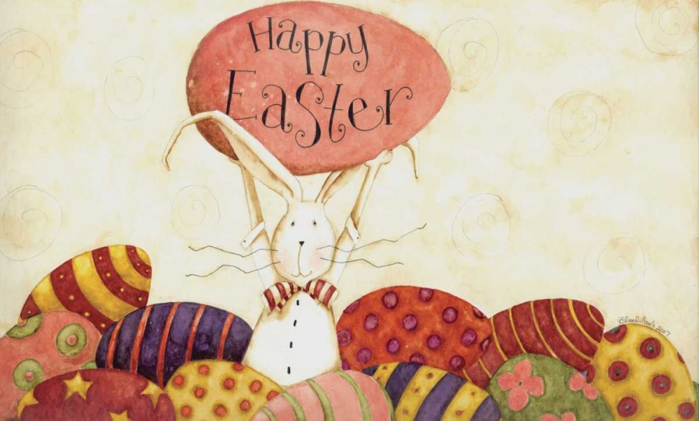 Happy Easter Eggbert art print by Dan DiPaolo for $57.95 CAD