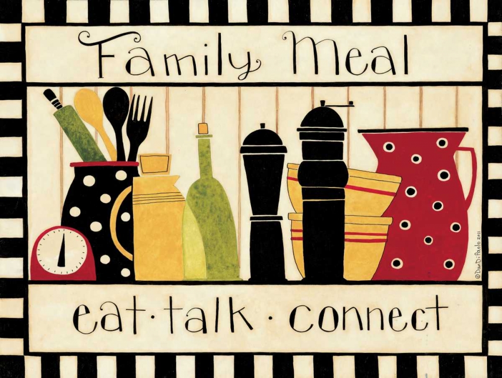 Family Meal art print by Dan DiPaolo for $57.95 CAD